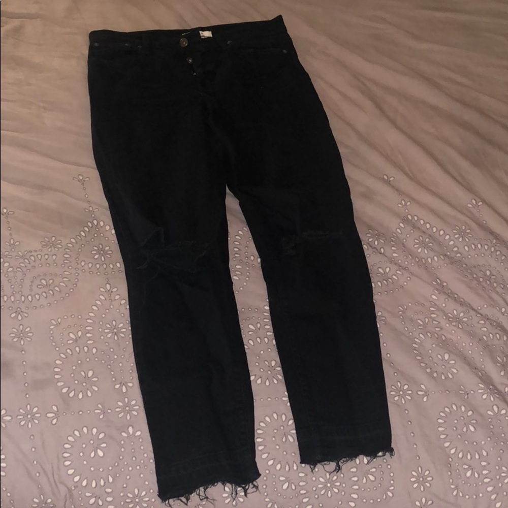 Pistola black ripped jeans